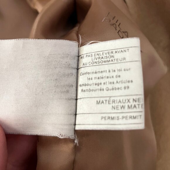 Hilary Radley Angora/Wool Blend Coat - Light Camel Colour - Size 6 / Medium - Picture 14 of 16